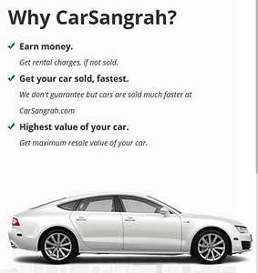 Sell used cars at CarSangrah
